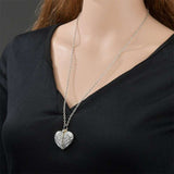 collier aile ange coeur femme