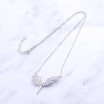 collier aile d'ange argent femme