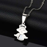 collier ange bebe