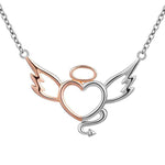collier ange et demon