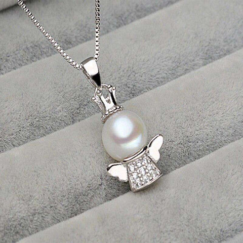 collier ange gardien boule