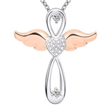 collier argent aile d ange