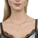 collier argent amour ange femme