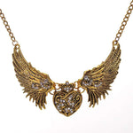 collier avec ailes d'anges 