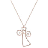 collier bapteme argent avec ange