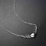 collier coeur ange