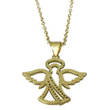 collier fantaisie petit ange or
