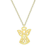 collier femme aile d ange or