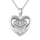 collier plume ange chaine