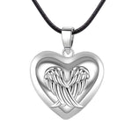 collier plume ange ficelle