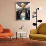 X Tableau avec un Ange de Dos