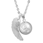 Collier Aile d'Ange<br> Boule à Empreintes