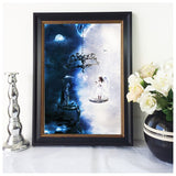 X Tableau Ange "Broderie Diamant"